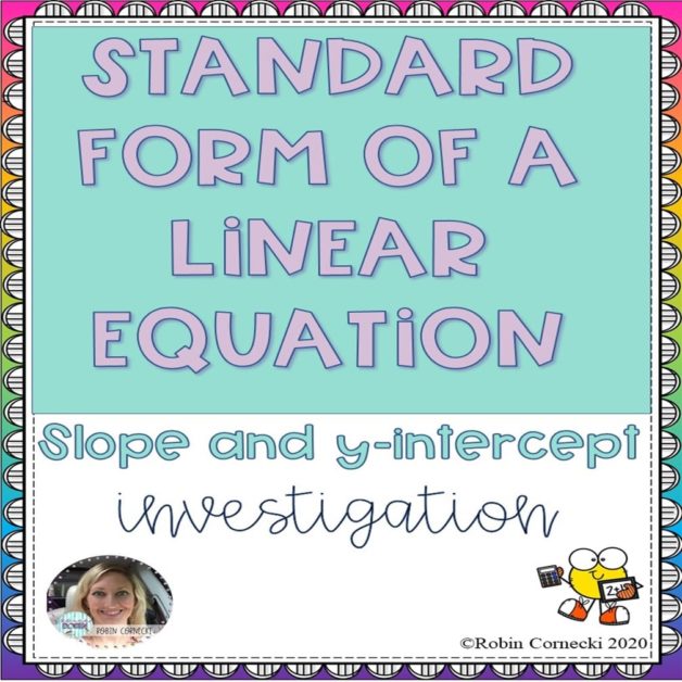 standard-form-of-a-linear-equation-investigation