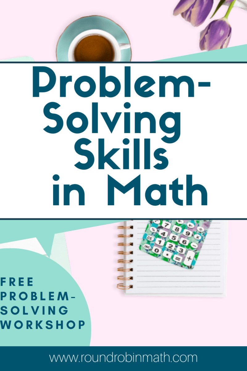 skills needed for mathematical problem solving