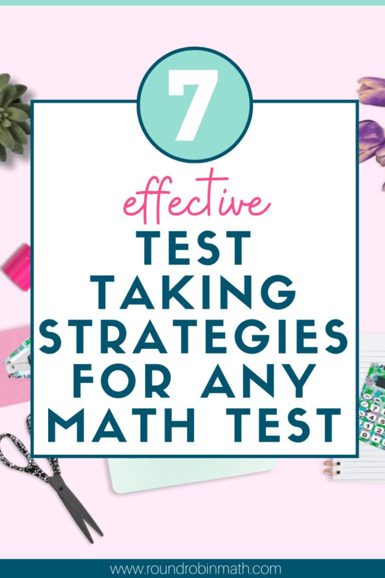 7 Effective Test Taking Strategies for any Math Test - Robin Cornecki