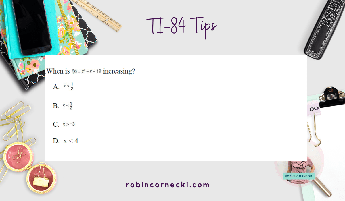 How to Use the TI-84 for Praxis 5164